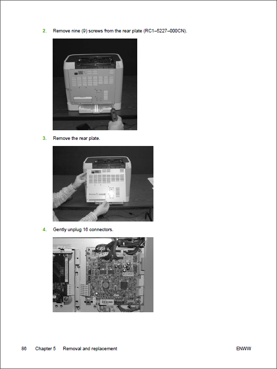 HP Color LaserJet 1600 Service Manual-4